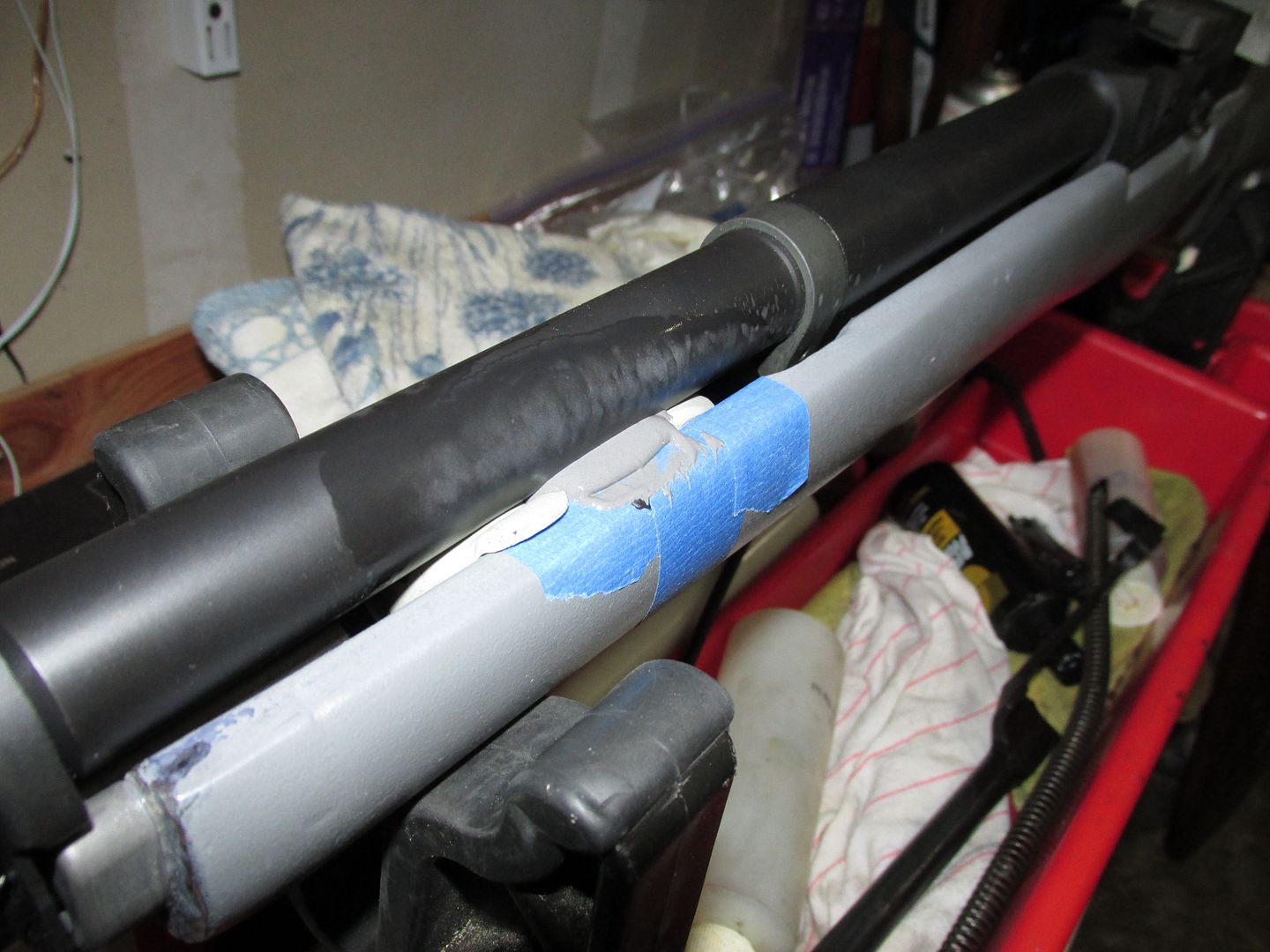 Making a barrel fulcrum for bedding out of JB weld. M14 Forum