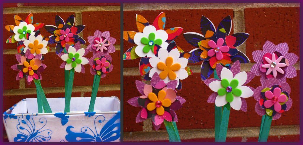  PaperCuts Flower Bookmarks