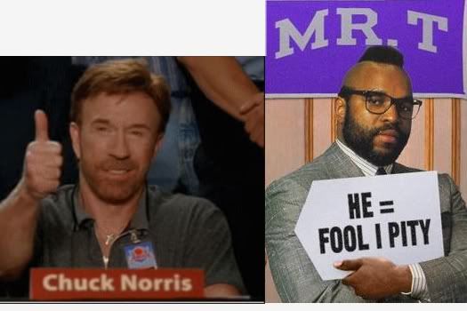 Chuck Norris Happy Birthday Jokes. of Chuck Norris and Mr. T