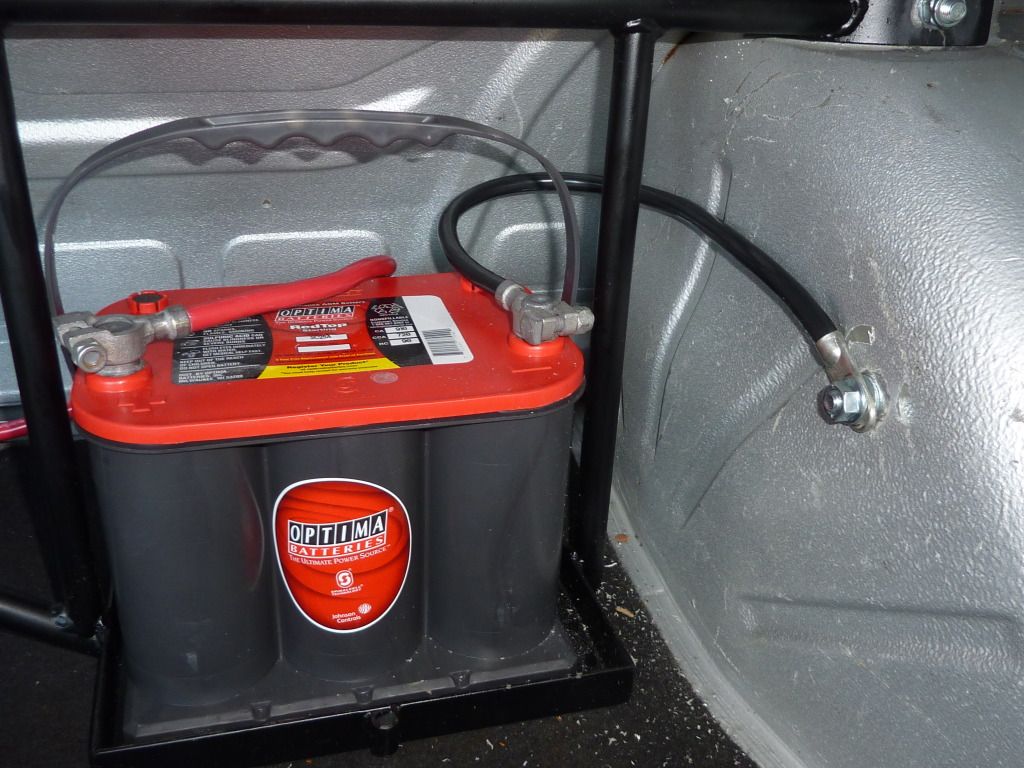 Trunk Mounted Battery Number and Location of Ground Cables