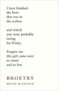 “Broetry” by Brian McGackin