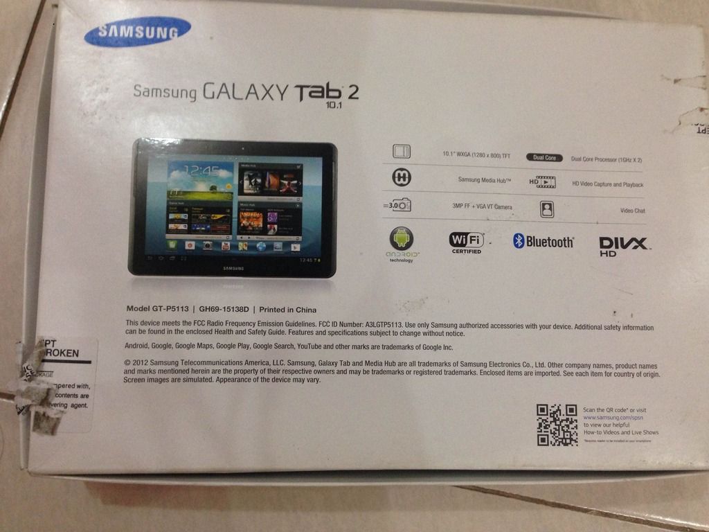 Máy tính bảng SAMSUNG TAB 2 10.1 có kèm bàn phím như laptop ( có hình ) FULLBOX - 1