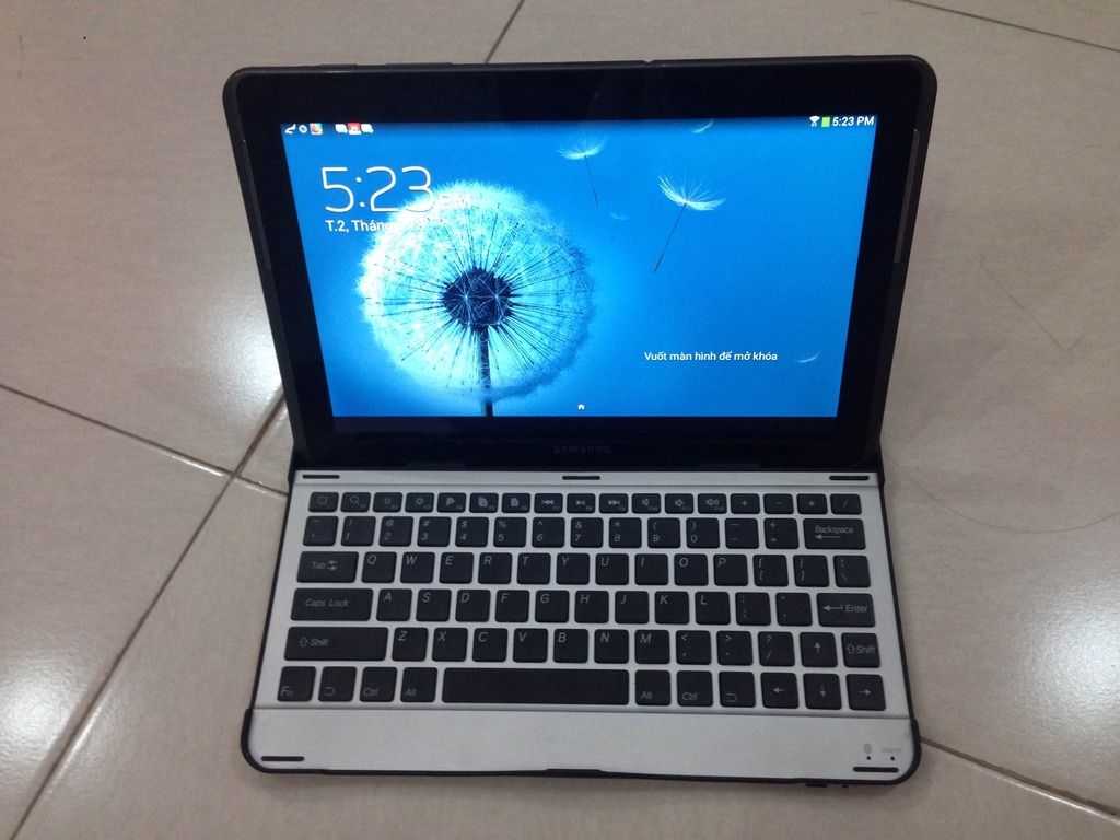 Máy tính bảng SAMSUNG TAB 2 10.1 có kèm bàn phím như laptop ( có hình ) FULLBOX - 3