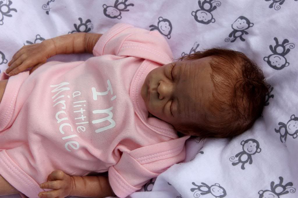 PRECIOUS LITTLE PREEMIE MUMMA'S LIL MONKEY REBORN BABY SCULPT BY BONNIE