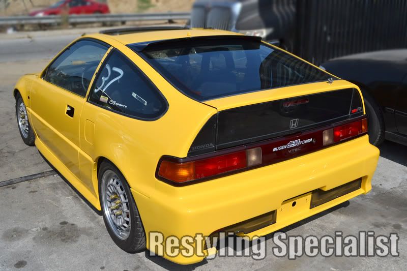 8891 Honda CRX rear roof window visor spoiler B16 B18 eBay