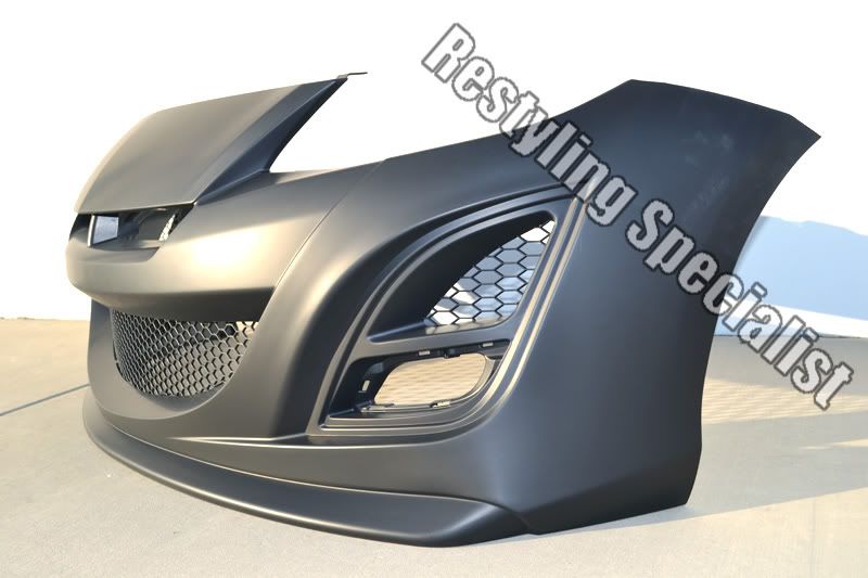 2010 2012 Mazda 3 AutoExe Front Bumper Cover (OEM Polypropylene Material)