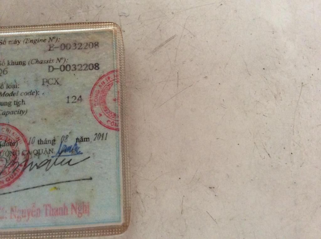 Bán PCX thái  2011 gò vấp - 1