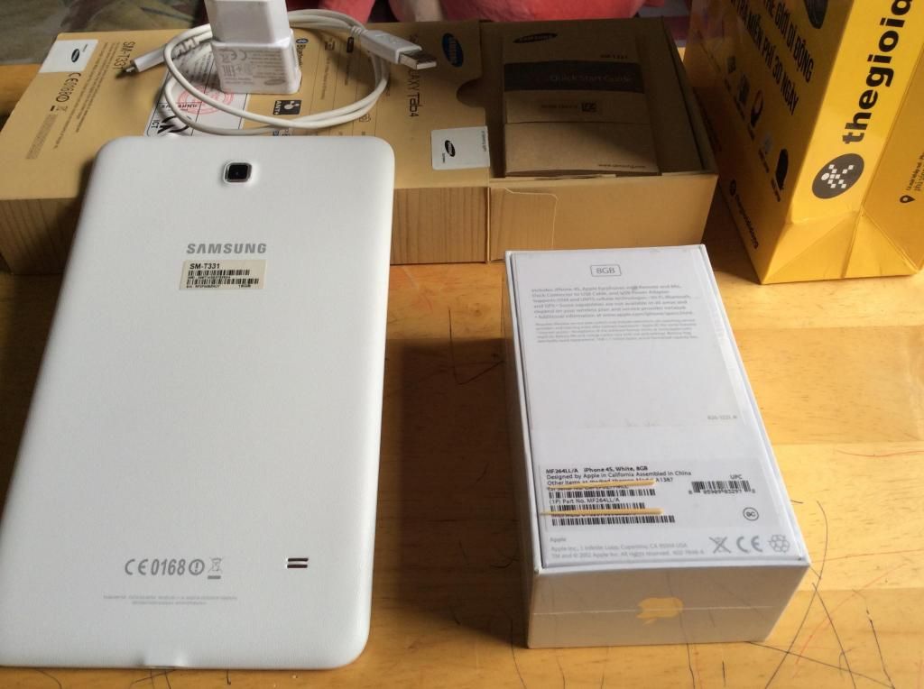 Bán galaxy tab 4(t331) và iPhone 4s -8g(chưa ACTIVE ) - 2