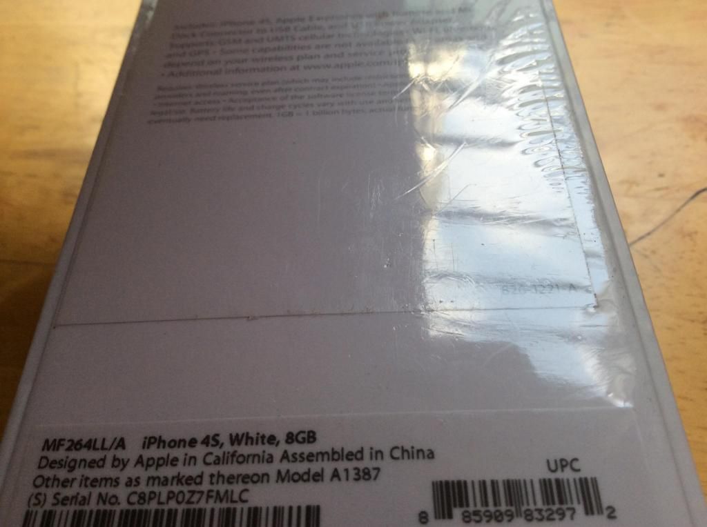 Bán iPhone 4s-8G (LL/A) chưa ACTIVE 6t9 Gò vấp