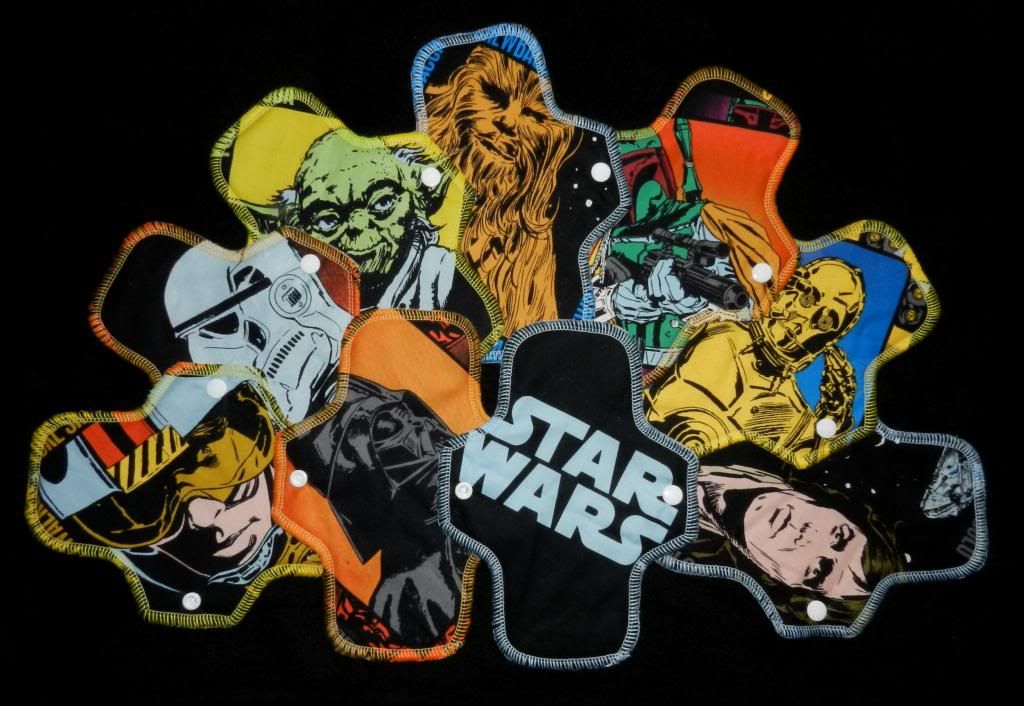 May The Force Be With You-Pantyliner set w/Star Wars fabric