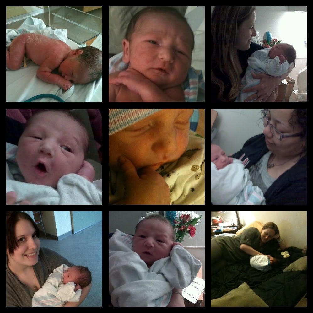 Jayden's first days...