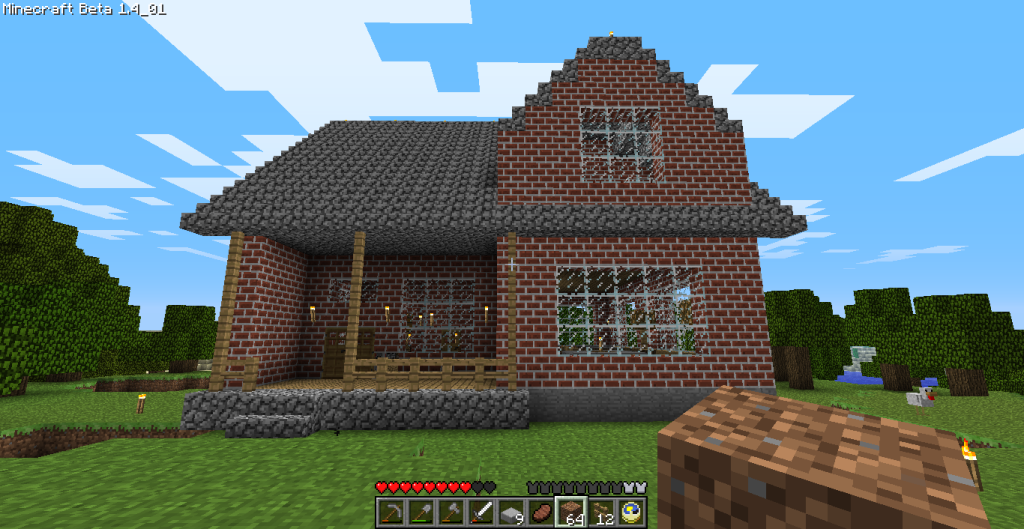 brick house minecraft