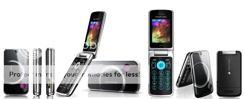 Unlocked Sony ericsson T707  3G Handy ohne Vertrag