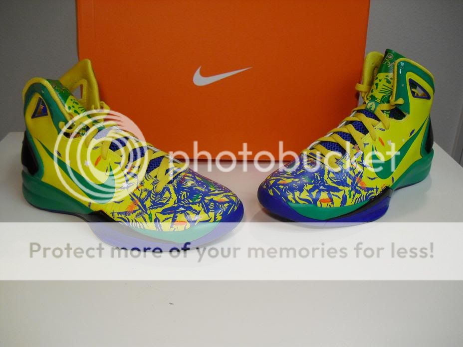   Hyperdunk 2010 MS FIBA 2011 Brazil Edition 10 Maize Green Royal Brasil