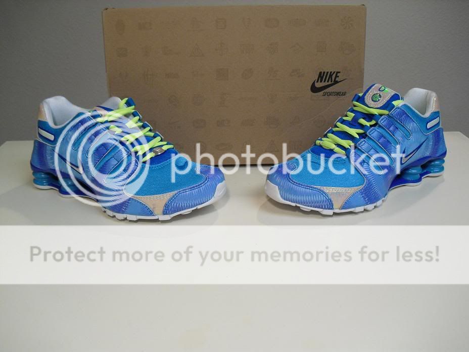 New Nike Women Shox NZ SI DB Doernbecher sz 8 WMN DS 6.5 MEN Blue 
