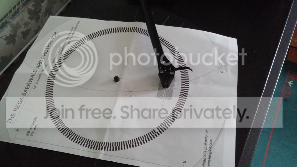 Baerwald alignment protractor (Rega)- Vinyl Engine