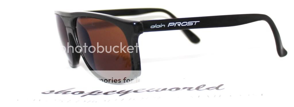 NEW+CASE VINTAGE ALAIN PROST BY VUARNET BLACK AVIATOR ANTI REFLECTIVE 