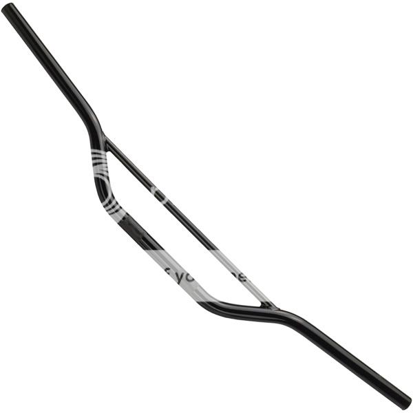 MOOSE CARBON STEEL 7/8 HANDLEBARS YZ BEND BLACK  