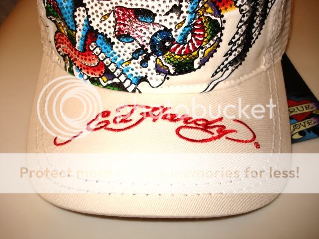 NEW Ed Hardy Rhinestone Trucker Cap Hat Christian Audigier NEW  