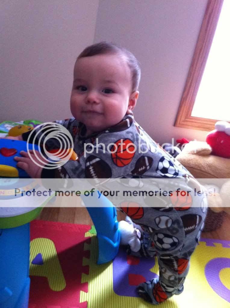 Standing babies photo thread (pulling themselves up) BabyCenter