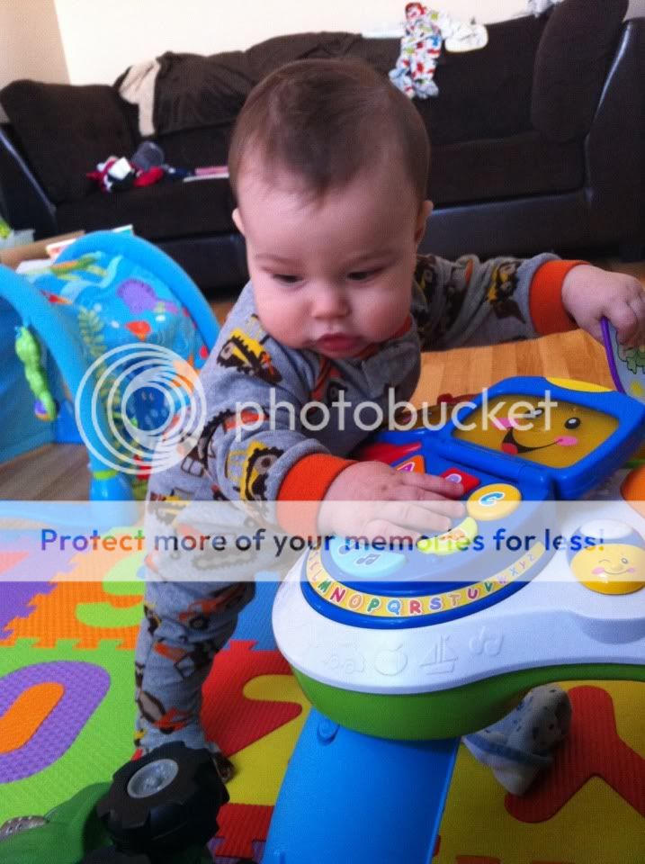 Standing babies photo thread (pulling themselves up) BabyCenter