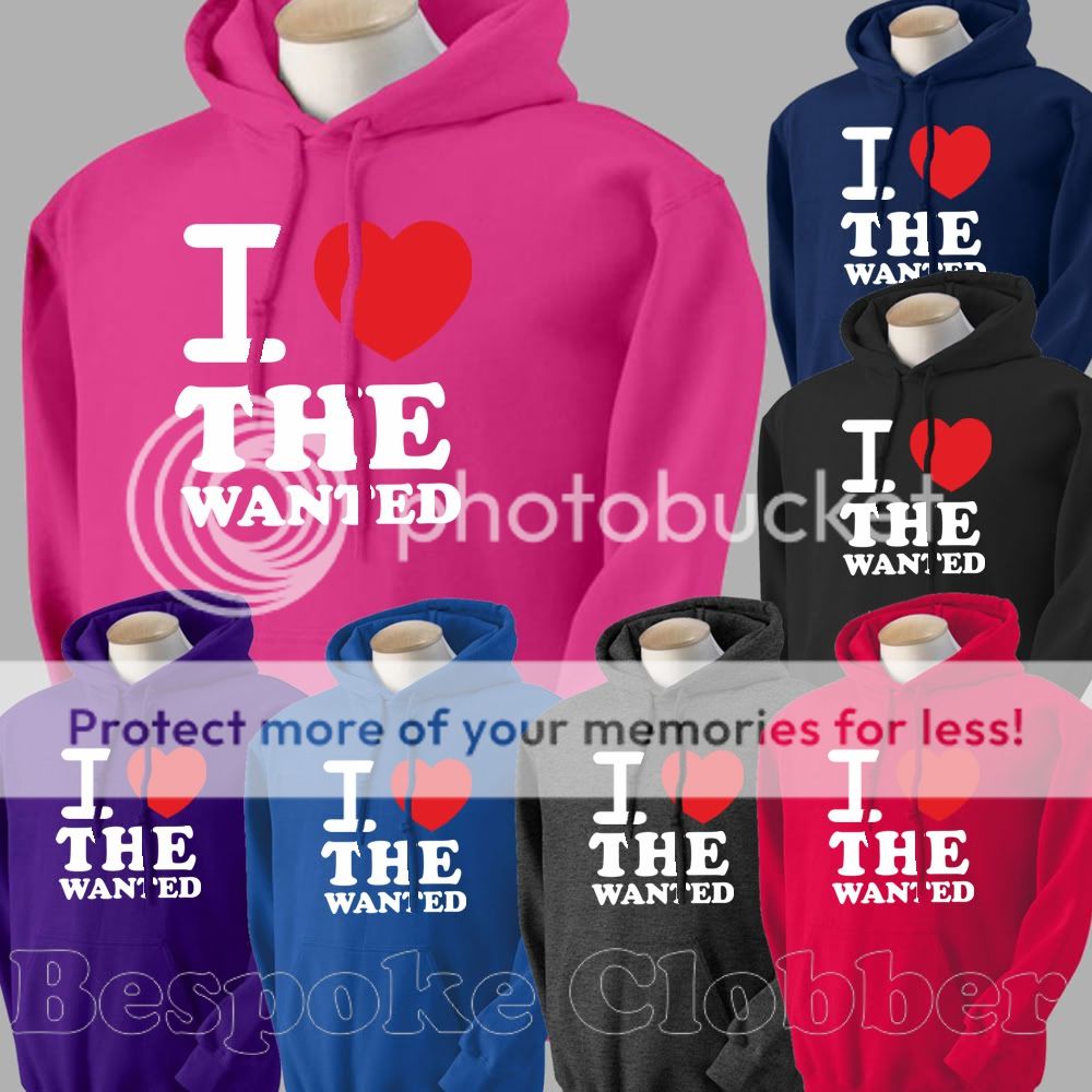 Love The Wanted Nathan Max Hoodie Hoody Hoodies Ladies Mens Reem S M 