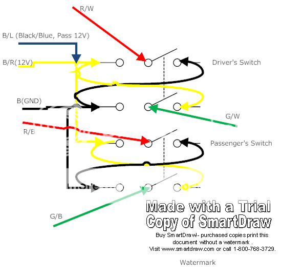 5 Pin Window Switch Wiring Diagram